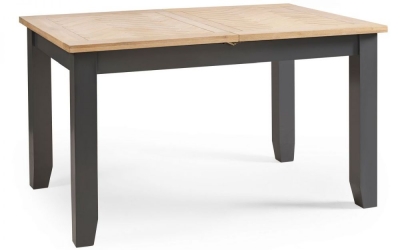 Product photograph of Bordeaux Dark Grey Lacquer Dining Table - 6 Seater from Choice Furniture Superstore