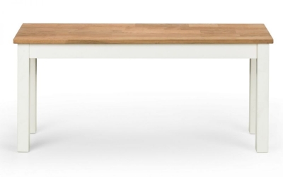 Product photograph of Coxmoor Ivory Dining Bench from Choice Furniture Superstore