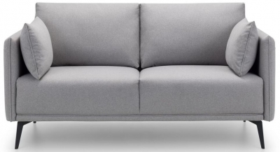 Product photograph of Rohe Platinum Wool Effect Fabric 2 Seater Sofa from Choice Furniture Superstore