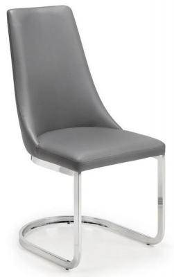 Product photograph of Como Grey Dining Chair Sold In Pairs from Choice Furniture Superstore