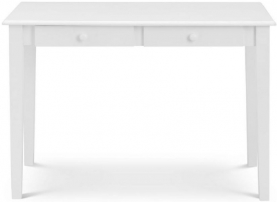 Product photograph of Carrington Lacquered Pine Desk - Comes In White Black And Grey Options from Choice Furniture Superstore