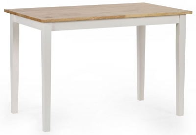 Product photograph of Linwood White Painted Dining Table - 4 Seater from Choice Furniture Superstore