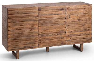 Product photograph of Woburn Brown 2 Door 3 Drawer Sideboard from Choice Furniture Superstore