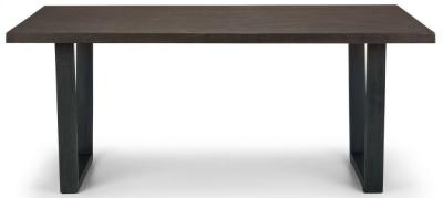 Product photograph of Brooklyn Dark Oak Dining Table - 6 Seater from Choice Furniture Superstore