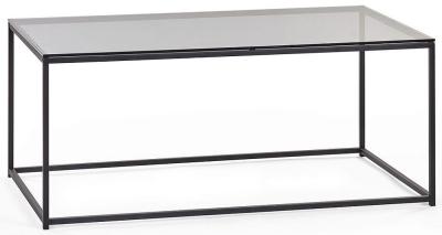 Product photograph of Chicago Smoked Black Coffee Table from Choice Furniture Superstore