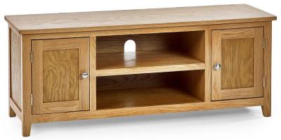 Product photograph of Mallory Oak Tv Unit Up To 59inch from Choice Furniture Superstore