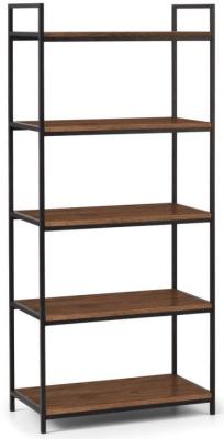 Product photograph of Tribeca Walnut Tall Bookcase from Choice Furniture Superstore