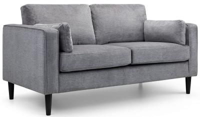 Product photograph of Hayward Dark Grey Chenille Fabric 2 Seater Sofa from Choice Furniture Superstore