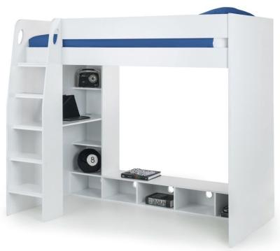 Product photograph of Nebula White Gaming Bed from Choice Furniture Superstore