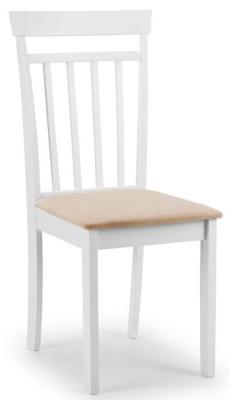 Coast White Low Sheen Lacquer Dining Chair (Sold in Pairs)