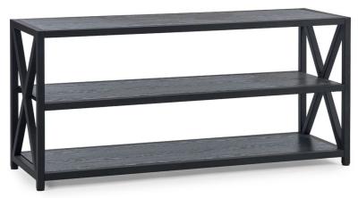 Product photograph of Lima Black Ash Tv Unit from Choice Furniture Superstore