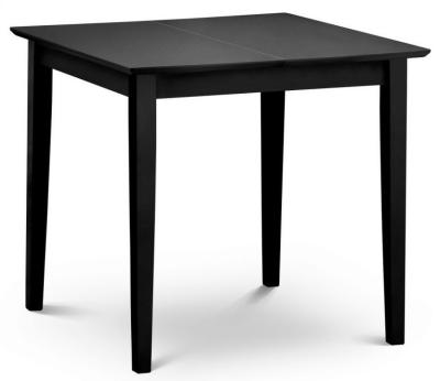 Product photograph of Rufford Black 2 Seater Extending Dining Table from Choice Furniture Superstore