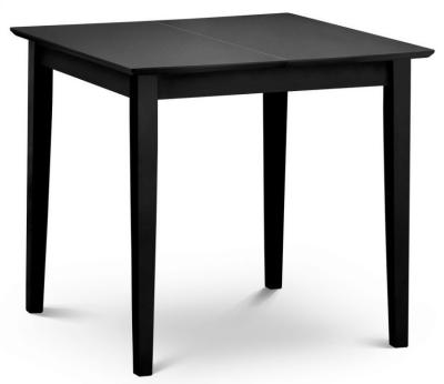 Rufford Black 2 Seater Extending Dining Table