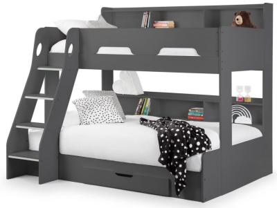 Product photograph of Orion Anthracite Triple Sleeper Bed from Choice Furniture Superstore