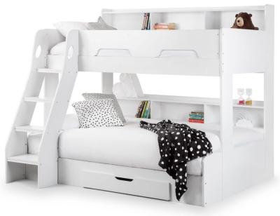 Product photograph of Orion White Triple Sleeper Bed from Choice Furniture Superstore