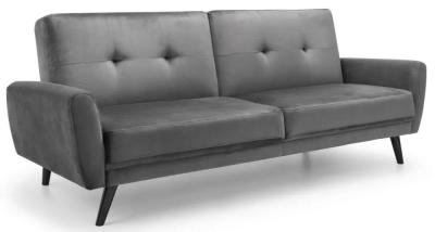 Product photograph of Monza Grey Fabric Sofabed from Choice Furniture Superstore