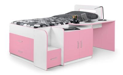 Product photograph of Cookie Pink Cabin Bed from Choice Furniture Superstore