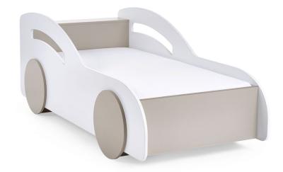 Atlantis White Toddler Kids Car Bed