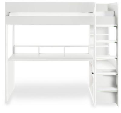 Product photograph of Blaze White Gaming Highsleeper Bed from Choice Furniture Superstore