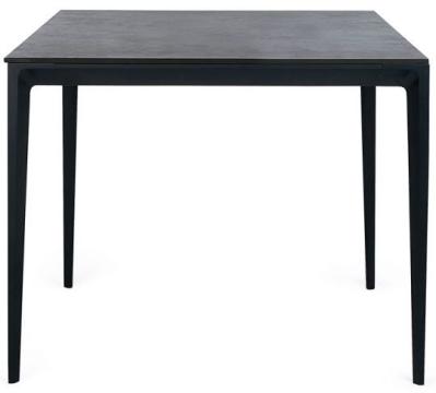 Miami Grey Stone Top 2 Seater Square Dining Table