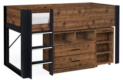 Otis Urban Rustic Kids Midsleeper Bed