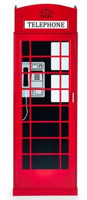 Red Telephone Box Wardrobe