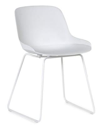 Set Of 2 Rocco White Dining Chairs