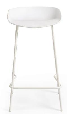 Set Of 2 Renzo White Bar Stool