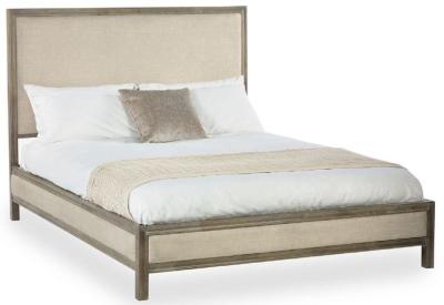 Product photograph of Lucie Ivory Fabric Bed - Sizes Available from Choice Furniture Superstore