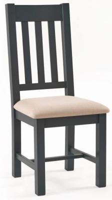 Set Of 2 Bordeaux Dark Grey Dining Chair