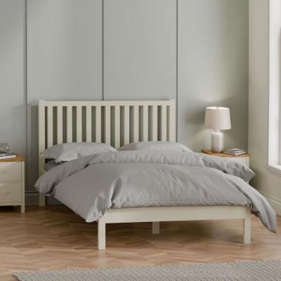 Product photograph of Coxmoor Ivory Painted Bed - Sizes Available from Choice Furniture Superstore