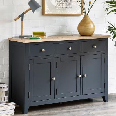 Bordeaux Grey Medium 3 Door Sideboard