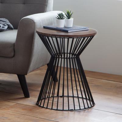 Jersey Walnut Round Lamp Table