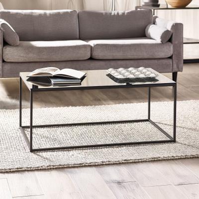 Chicago Smoked Glass 110cm Coffee Table