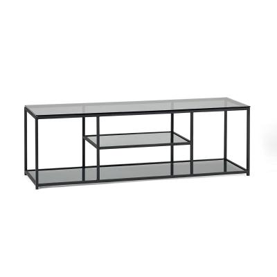 Chicago Smoked Glass 140cm Tv Unit