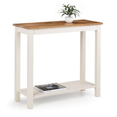 Coxmoor Ivory Console Table with Shelf