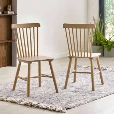 2 X Sakura Oak Dining Chairs