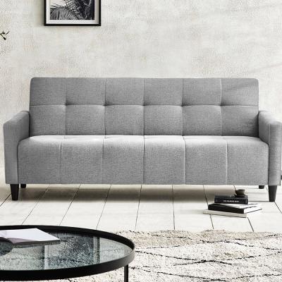 Alfie Grey Linen 3 Seater Storage Click Clack Sofabed