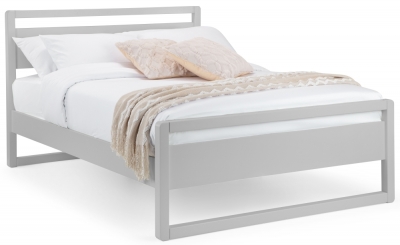 Product photograph of Venice Dove Grey Bed - Comes In Single And Double Size Options from Choice Furniture Superstore