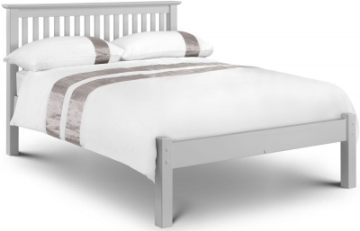 Product photograph of Barcelona Dove Grey Pine Bed - Comes In Single And Double Size from Choice Furniture Superstore