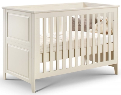 Product photograph of Cameo White Cot Bed from Choice Furniture Superstore