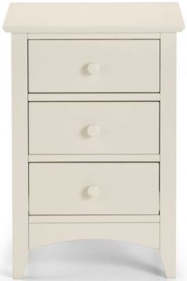 Cameo White Pine 3 Drawer Bedside Cabinet