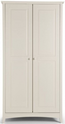 Product photograph of Cameo Stone White Pine 2 Door Wardrobe from Choice Furniture Superstore