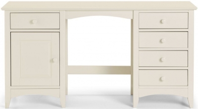 Product photograph of Cameo White Pine 1 Door Dressing Table from Choice Furniture Superstore