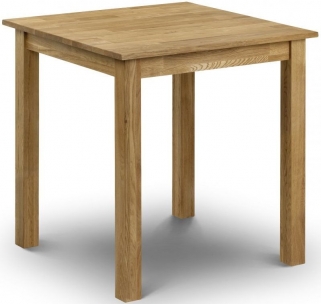Coxmoor Oiled Oak Square Dining Table - 2 Seater