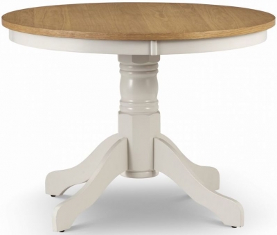 Product photograph of Davenport Ivory Lacquered Round Dining Table - 2 Seater from Choice Furniture Superstore