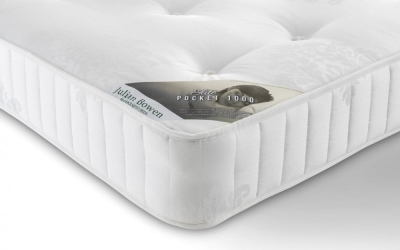 Product photograph of Elite White 1000 Pocket Spring Mattress - Comes In Single Double King And Queen Size Options from Choice Furniture Superstore