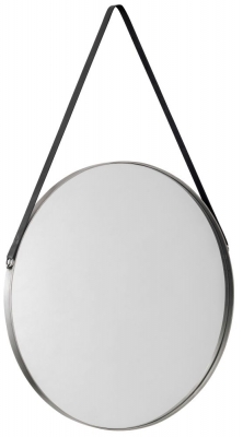 Product photograph of Opera Round Pewter Mirror - 60cm X 60cm from Choice Furniture Superstore