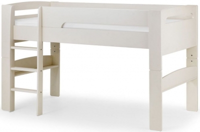 Product photograph of Pluto Midsleeper Bed - Comes In Stone White And Dove Grey Options from Choice Furniture Superstore