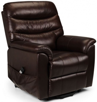 Pullman Brown Leather Recliner Chair